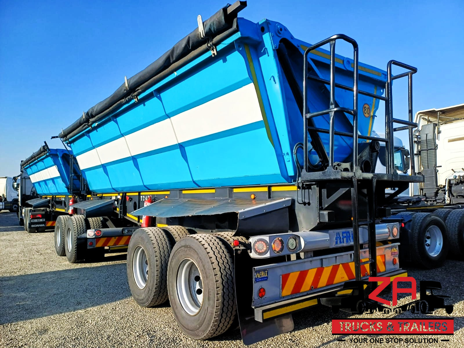 2018 AFRIT 40 CUBE SIDE TIPPER TRAILER #53191
